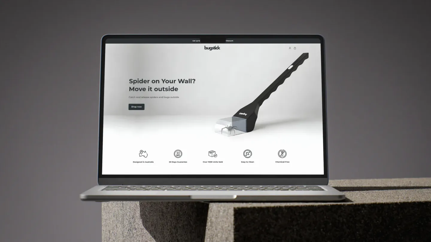 The Bugstick storefront on Shopify